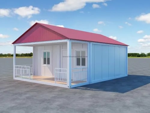 Polished 500-1000kg Portable Farm House, Shape : Rectangular