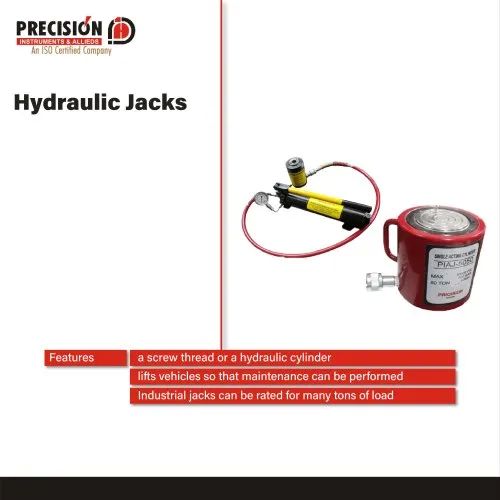 Precision Instruments Mild Steel Hydraulic Jack
