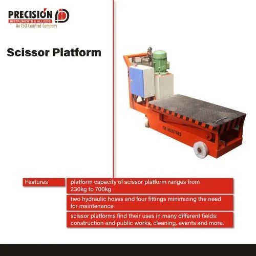 Stainless Steel Scissor Lift Platform, for Industrial