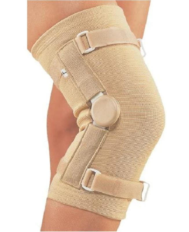 hinged knee support