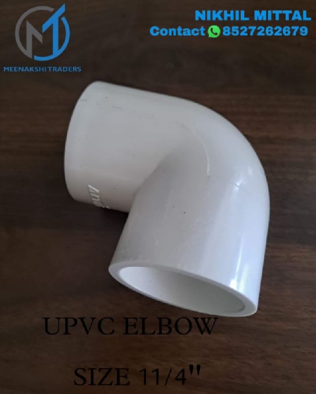 Upvc Elbow, for Water Fittings, Size : Customised