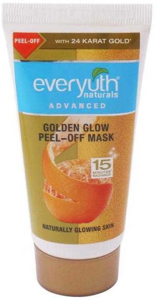 Everyuth Golden Glow Peel Off Mask, for Face Use, Gender : Female