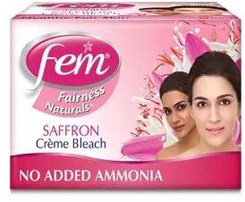 Fem Saffron Creme Bleach, for Parlour Use, Personal Use, Gender : Female