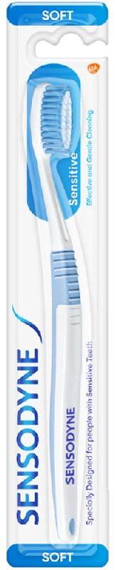 Sesodyne Plastic Sensodyne Toothbrush, for Cleaning Teeths, Feature : Flexible, Soft Bristles