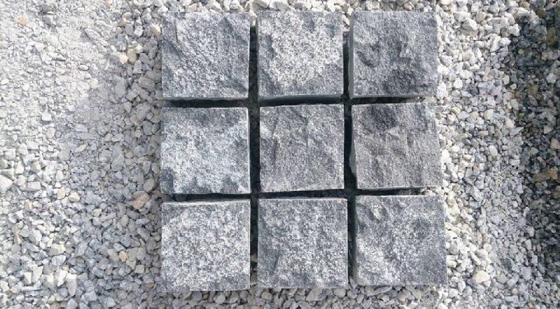 Black natural cobble