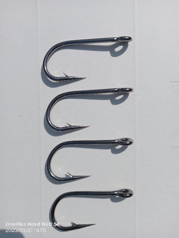 Black Nickle Hooks, Size : 5/0