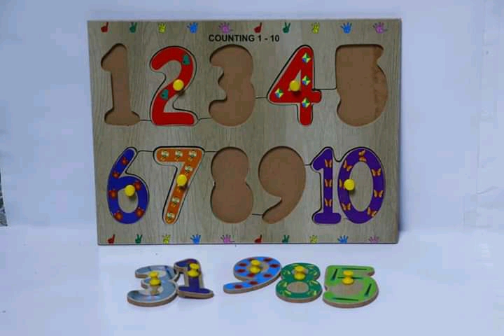 Number Puzzle tray
