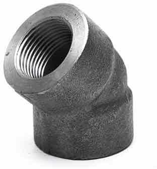 45 Degree Screwed Elbow, for Plumbing Pipe, Size : 1/2 to 2 Inch
