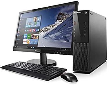 Black Lenovo Desktop Computer, Display Type : LED