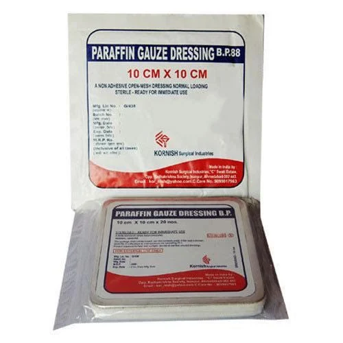 Paraffin Gauze Dressing, for Stem Bleeding Kornish Surgical
