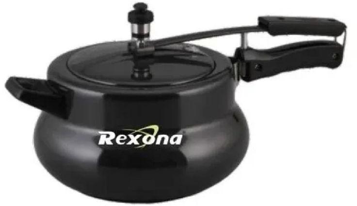 Rexona 3 Liter Hard Anodized Inner Lid Handi Aluminium Pressure Cooker