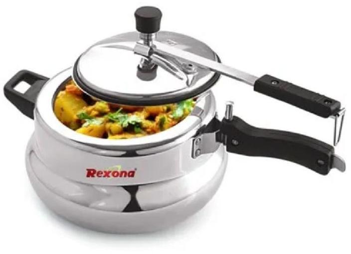 Rexona 6.5 Liter Inner Lid Handi Aluminium Pressure Cooker