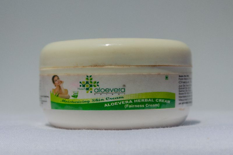 100gm Aloe Vera Fairness Cream, For Home, Parlour, Packaging Type : Plastic Jar
