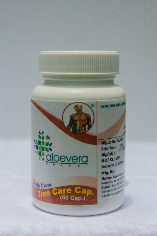 Aloe Vera Body Tree Care Capsules, For Safe Packing, Packaging Type : Plastic Bottle