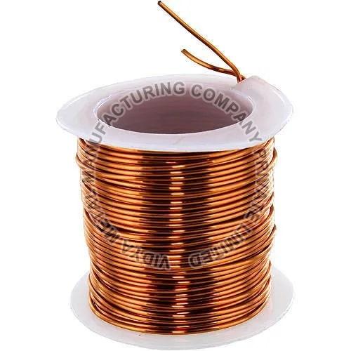 Copper Aluminium Enamelled Rectangular Winding Wire, for Industrial, Conductor Type : Solid