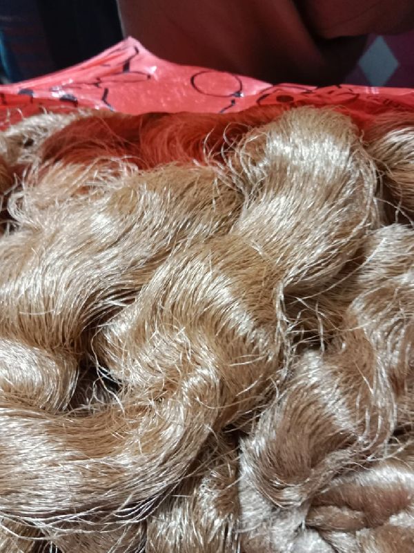 Plain muga silk yarn, Technics : Hand Made