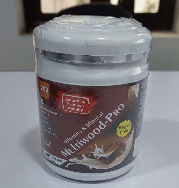Multiwood-Pro Vitamins & Minerals Powder, Packaging Size : 200gm