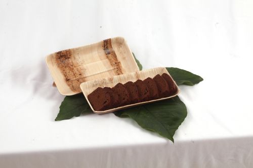 19x9 Areca Leaf Tray, for Serving Food, Feature : Good Quality, Eco Friendly