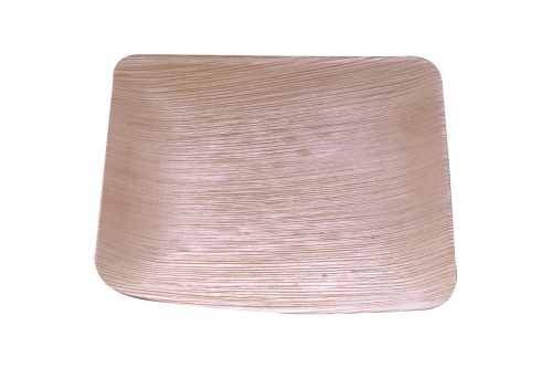 21x12.5x1.5 Areca Leaf Flat Plate, for Serving Food, Feature : Good Quality, Eco Friendly