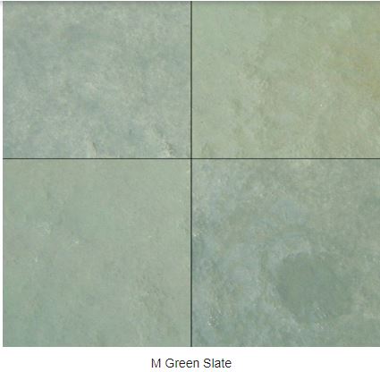 M Green Slate Stone Tiles