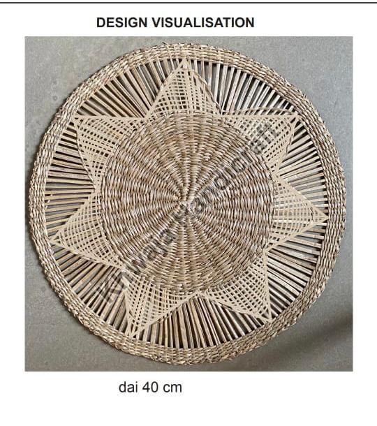 Round Non Polished Rattan Coasters, for Tableware, Feature : Eco Friendly, Fine Finishing