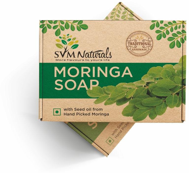 SVM EXPORTS Organic Moringa Soap, Form : Solid
