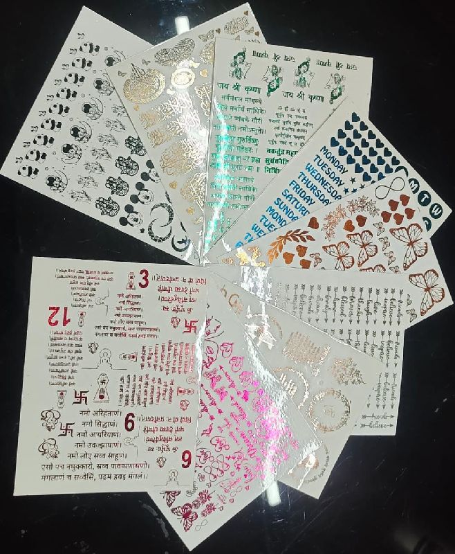 Sticker For Resin Art Sharma Labels, Delhi