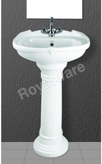 Royalware Ceramic Pedestal Sink, Feature : Durable