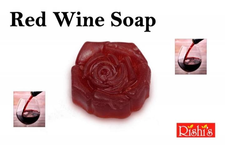 RISHI Red wine soap