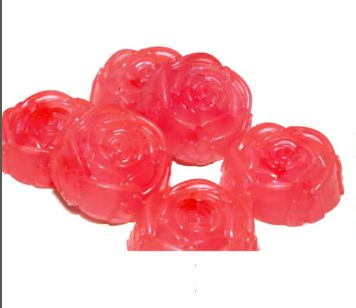 Rishi's Rose Soap, Color : Pink