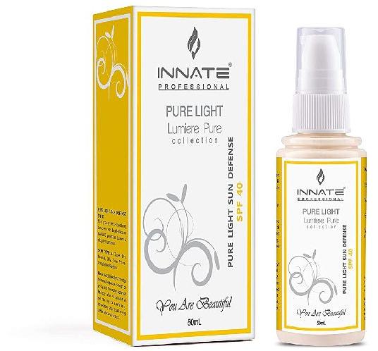INNATE Pure Light Sun Defense SPF40 Sunscreen Lotion
