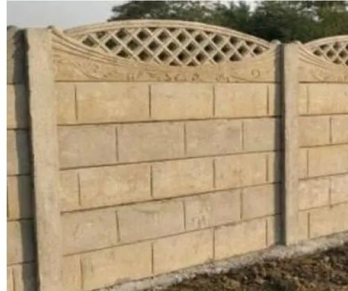 Cement Compound Boundary Wall, for Construction, Feature : Accurate Dimension, Durable, High Strength
