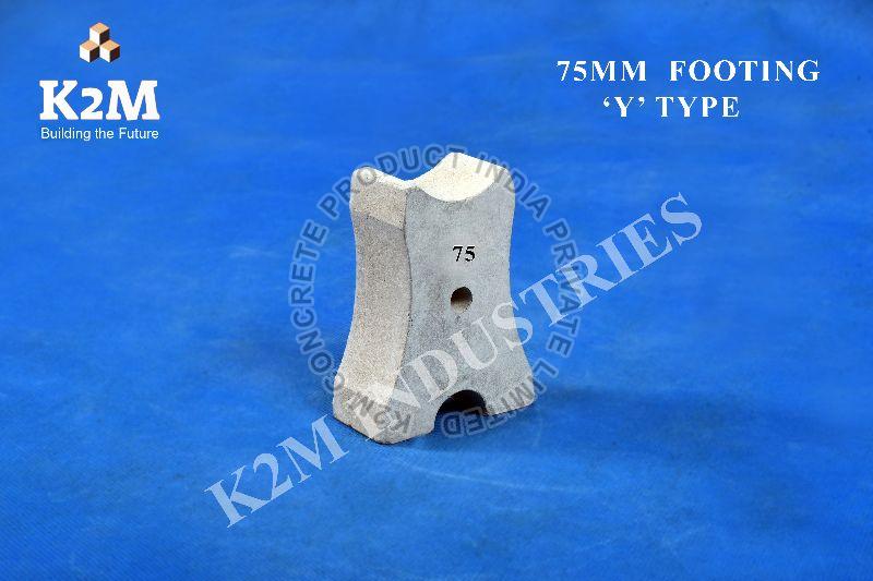 K2M 75mm YType Footing Concrete Cover Blocks K2M Concrete Product India Private Limited
