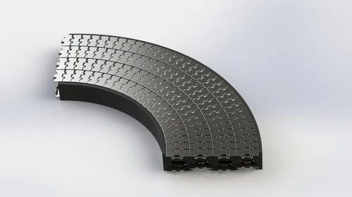 Conveyor Corner Track, Color : Black