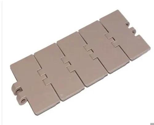 Plastic Single Hinge Slat Chain, for Food, Filling, Pharma, Cans Manufacturing Line, Color : Brown