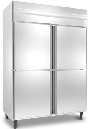 Polished Stainless Steel Four Door Vertical Refrigerator, Feature : Excellent Strength, Fine Finishing