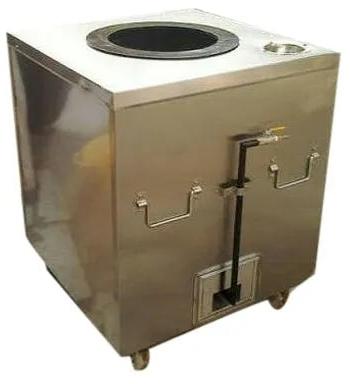 Square Stainless Steel Gas Tandoor