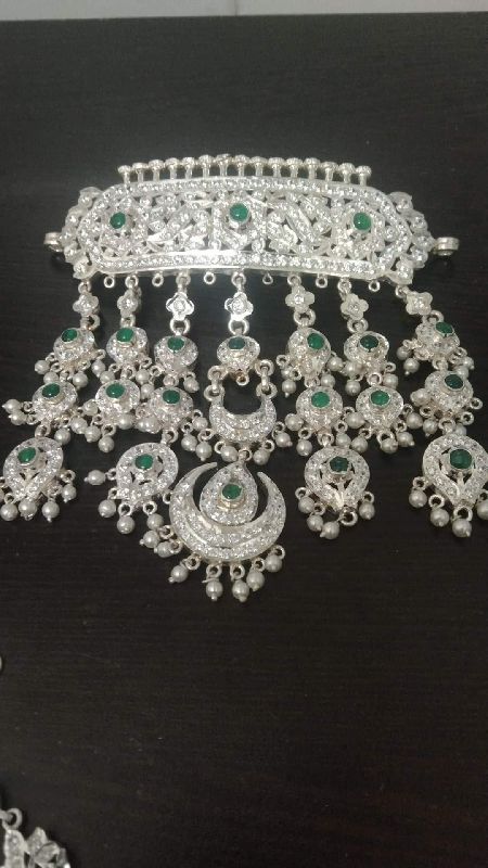 Choker Silver Necklace Set, Specialities : Unique Designs