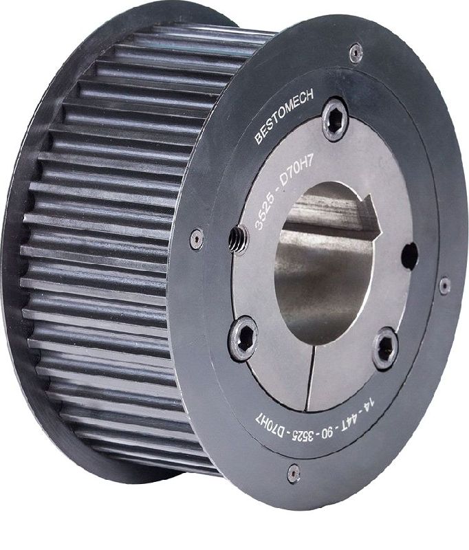 Round Mild Steel Timing Pulleys, Feature Dimensional, Durable, Heat