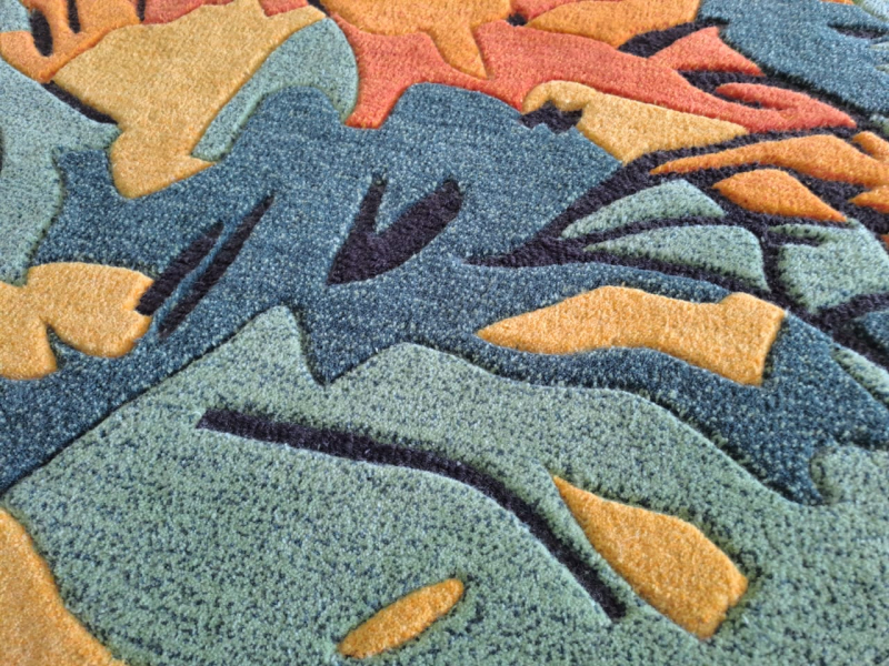 New Zealand Wool Hand Tufted Rugs, Color NonToxic Permanent Dye at