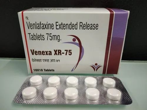 Venlafaxine Extended Release Tablets 75 Mg., Packaging Size: 10 X 10