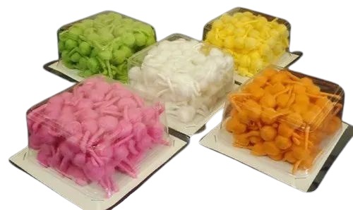 Coloured Ghee Cotton Wicks, Packaging Type : Plastic Box