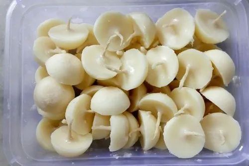 Round Cow Ghee Cotton Wicks, Packaging Type : Plastic Box
