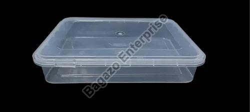 Plastic Container Transparent - 2000ml - Disposable Bazaar