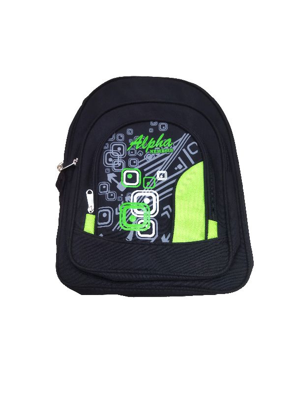 School bag bk green