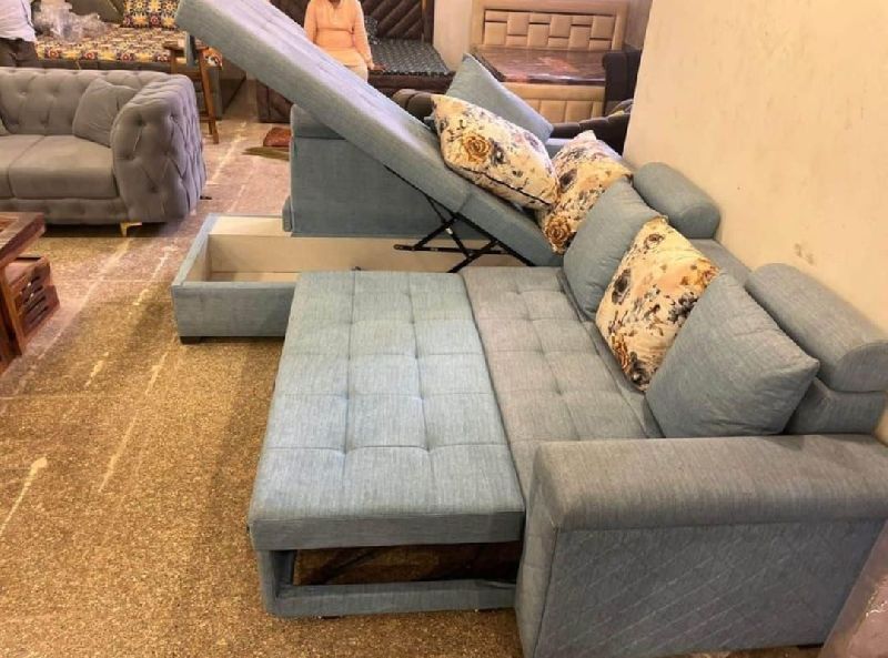 L Shaped Sofa Set, Frame Material Wooden Living Furniture Arts