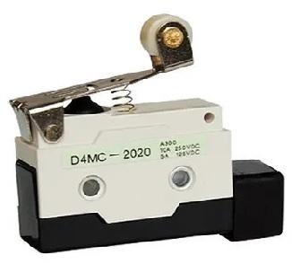 D4mc-2020 Omron Limit Switch Angled Lever With Roller Spdt 10a 250vac