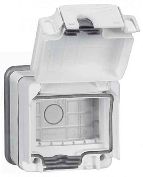 legrand arteor grey plexo box transparent flap adapter