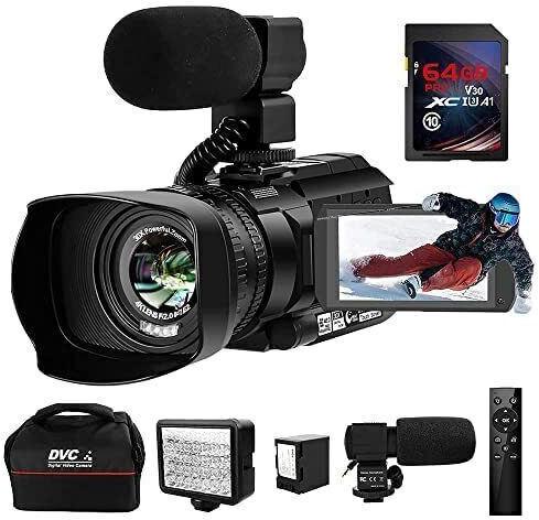 digital youtube vlogging camera hd 1080p 24mp video camcorder