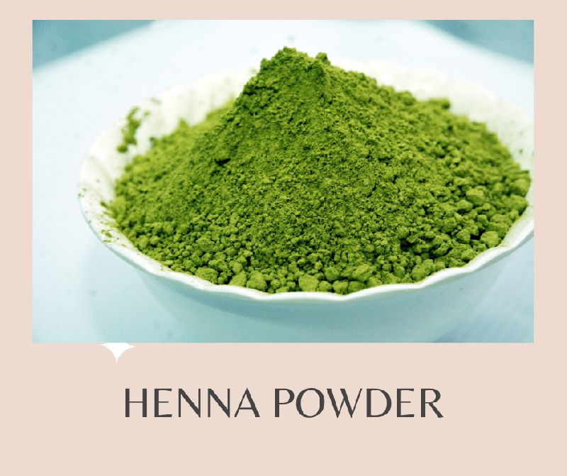 Natural Henna Powder, Color Dark Green Prisloren Global Care